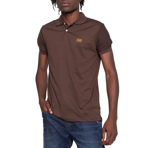 Camiseta Polo Masculina Ecko Piquet Rhino MARROM-EK289- -1-